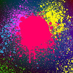 Image showing Abstract grunge multicolor background. EPS 8