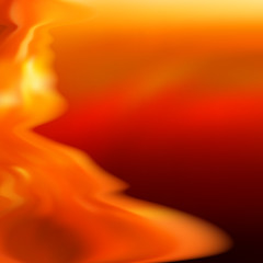 Image showing Fire abstract background template. EPS8