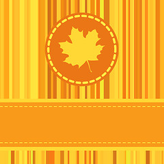 Image showing Retro autumn warm background. EPS 8