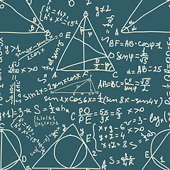 Image showing Math and trigonometrical Formulas. EPS 8