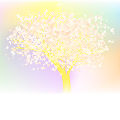 Image showing Elegant Love tree. EPS 8