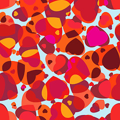 Image showing Abstract valentine Seamless Pattern. EPS 8