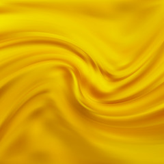 Image showing Gold silk fabric. EPS 8