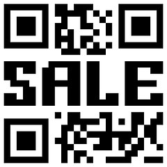 Image showing Sale qr code for item in sale. EPS 8