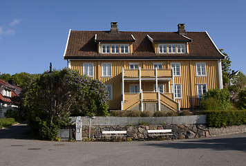 Image showing Yellow house