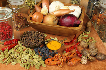 Image showing Spices composition