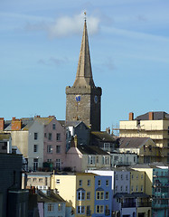 Image showing St Marys Church View In Tenby