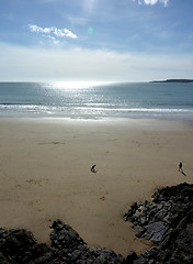 Image showing Cliff View In Tenby