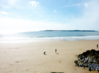 Image showing Cliff View In Tenby