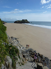 Image showing Cliff View In Tenby