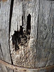 Image showing Wooden Barrel Damage