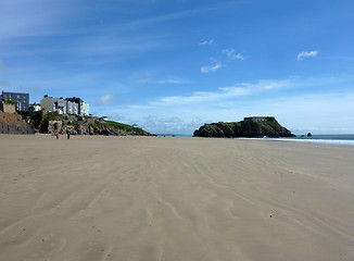 Image showing Tenby Beach Landscape Rock 