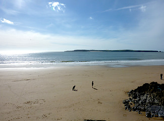 Image showing Cliff View In Tenby