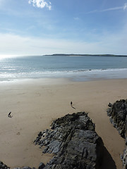 Image showing Cliff View In Tenby