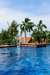 Image showing Hotel swimming pool