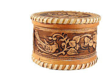 Image showing Wooden gift box