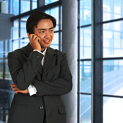Image showing Businessman Chatting On The Phone