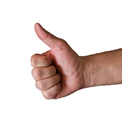 Image showing Thumbs up