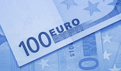 Image showing euro money abstract background
