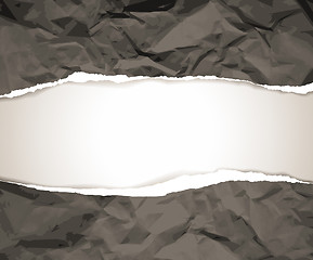 Image showing Vector ripped paper