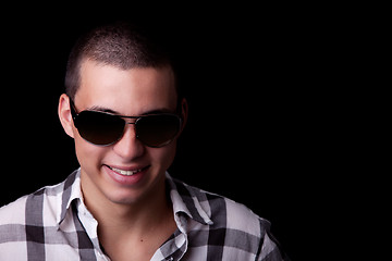 Image showing Young Man with Sunglasses