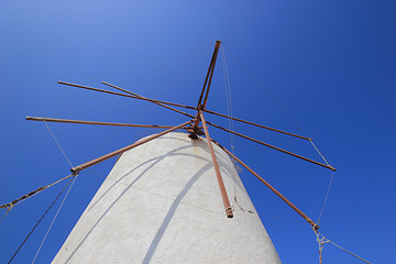 Image showing Windmill on Santorini island