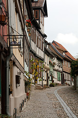 Image showing half-timbered houses