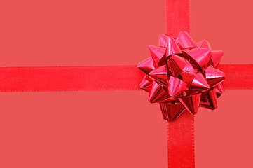 Image showing Christmas Gift with ribbon