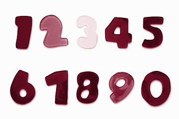 Image showing letters and numbers