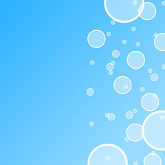 Image showing abstract water bubble illustration