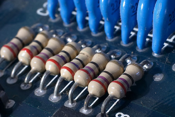 Image showing Resistors in a computer