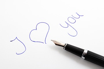 Image showing i love you