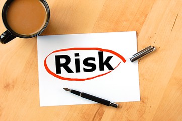 Image showing risk