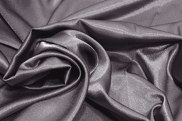 Image showing black satin background