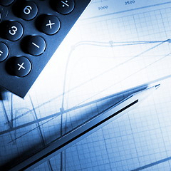 Image showing analysing financial data