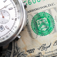 Image showing time is money