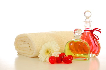 Image showing massage oil