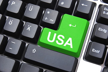 Image showing usa button