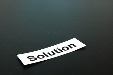 Image showing solution