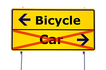 Image showing car or bicycle