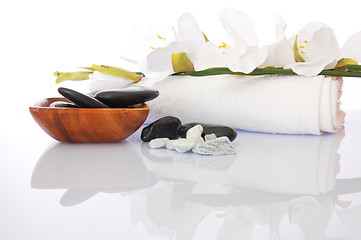 Image showing wellness zen and spa