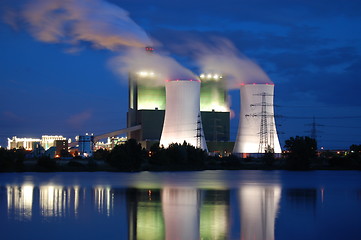 Image showing industry at night