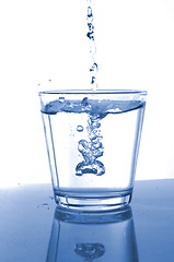 Image showing filling a glass with water