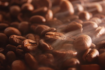 Image showing roasting coffee