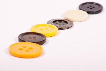 Image showing a row of buttons