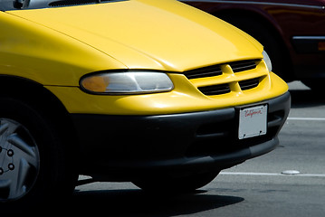 Image showing Yellow car