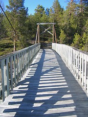 Image showing suspension bridge