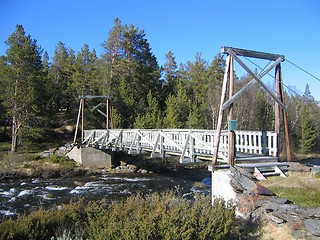 Image showing suspension bridge