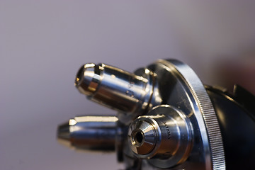 Image showing Microscope lenses