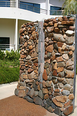 Image showing Poolside shower